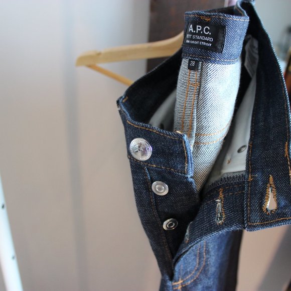 APC Indigo Raw Denim - Petite Standard - Picture 4 of 5